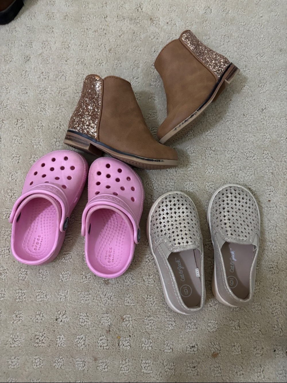 Bundle of Little girls size 6 shoes